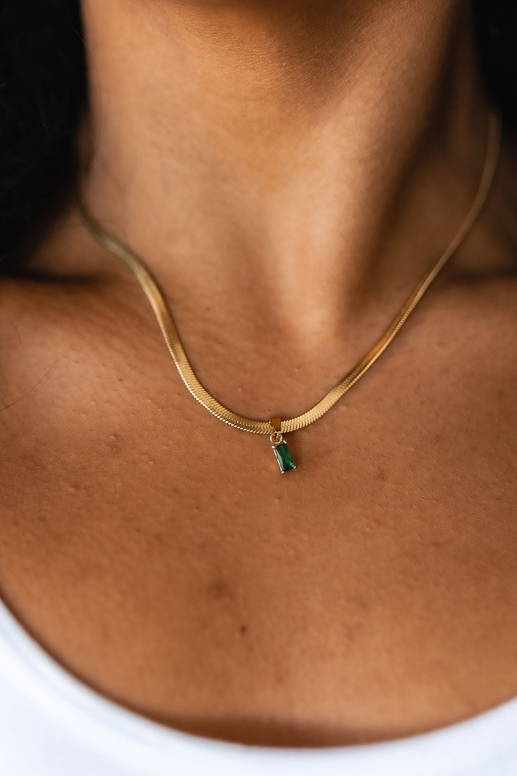 A Moment Like This Pendant Necklace in Green Womens Southern Soul Collectives 