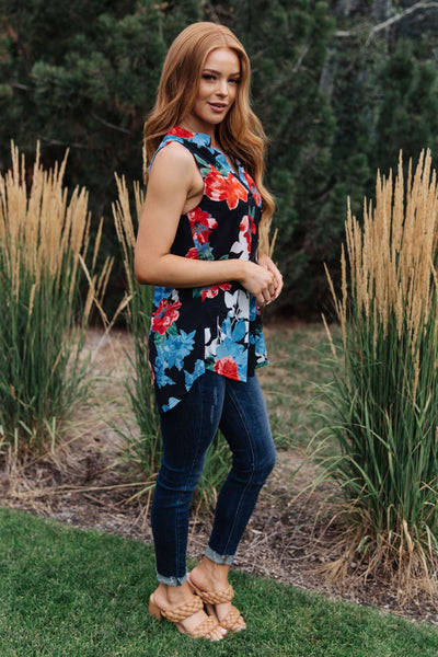 A Rose By Any Other Name Sleeveless Top Womens Southern Soul Collectives 