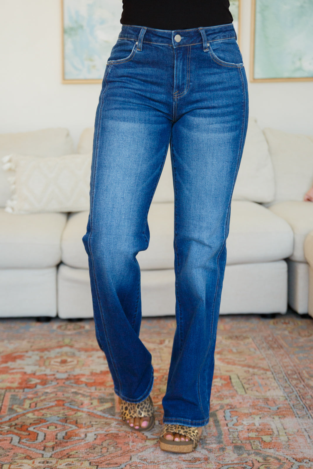 Addison Mid Rise Straight Jeans Womens Southern Soul Collectives 