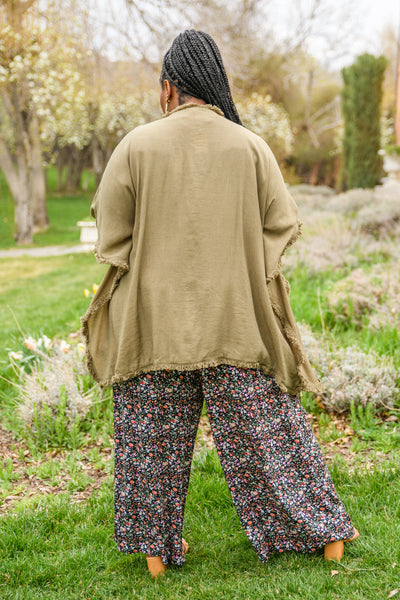 Adrift Memories Kimono in Green Womens Southern Soul Collectives 