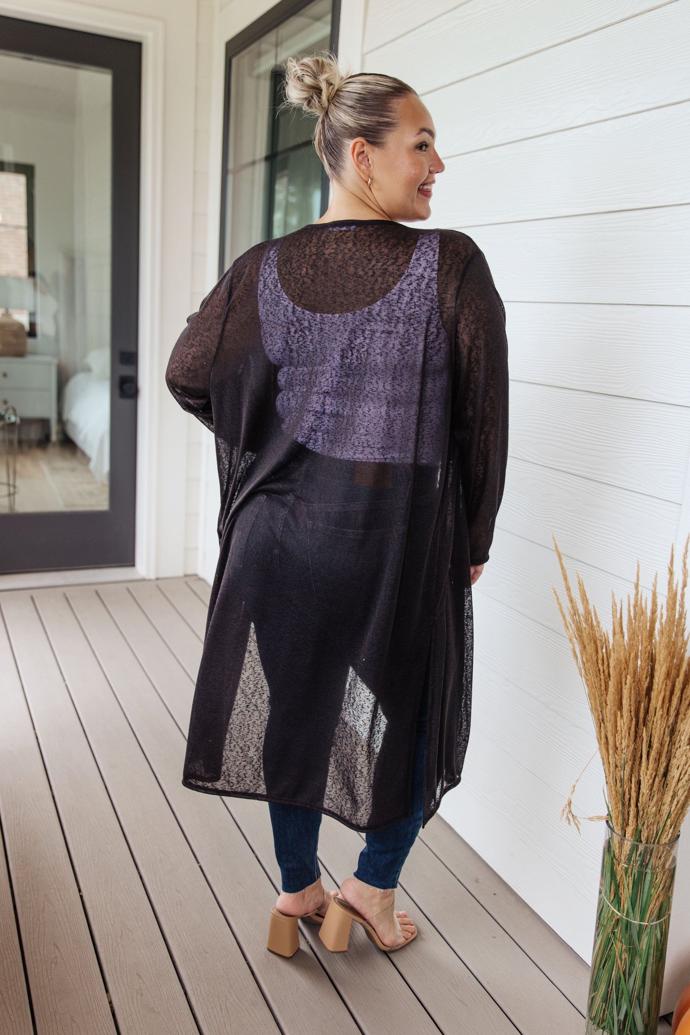 Afternoon Shade Sheer Cardigan Womens Southern Soul Collectives 
