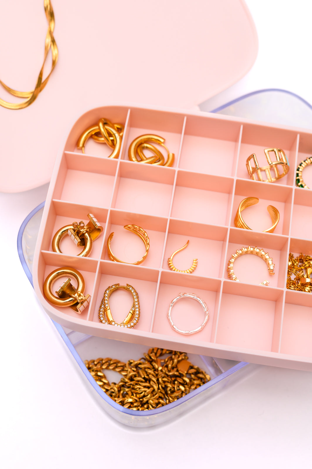 All Sorted Out Jewelry Storage Case in Pink - Southern Soul Collectives