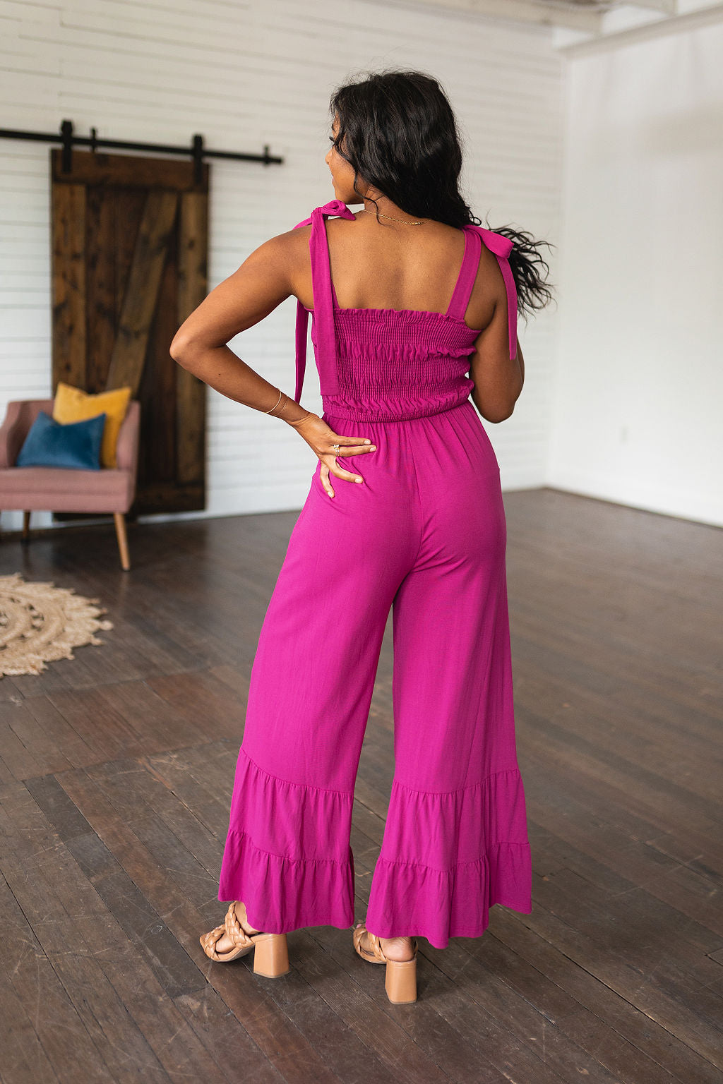 Almost Available Flared Jumpsuit Womens Southern Soul Collectives 