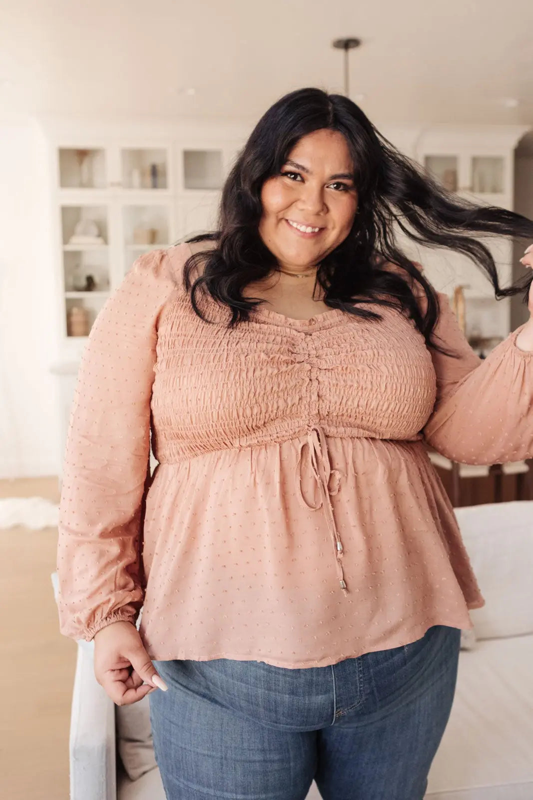 Always Lovely Top In Mauve Womens Southern Soul Collectives 