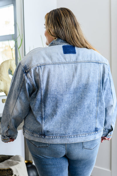 Always Together Light Wash Jean Jacket Womens Southern Soul Collectives 