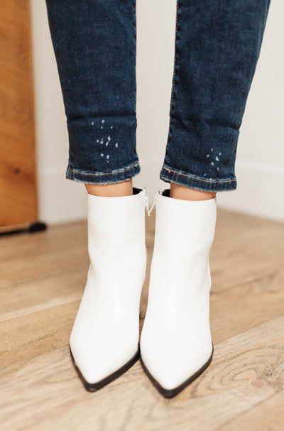 Amari Ankle Boots in White Womens Southern Soul Collectives 