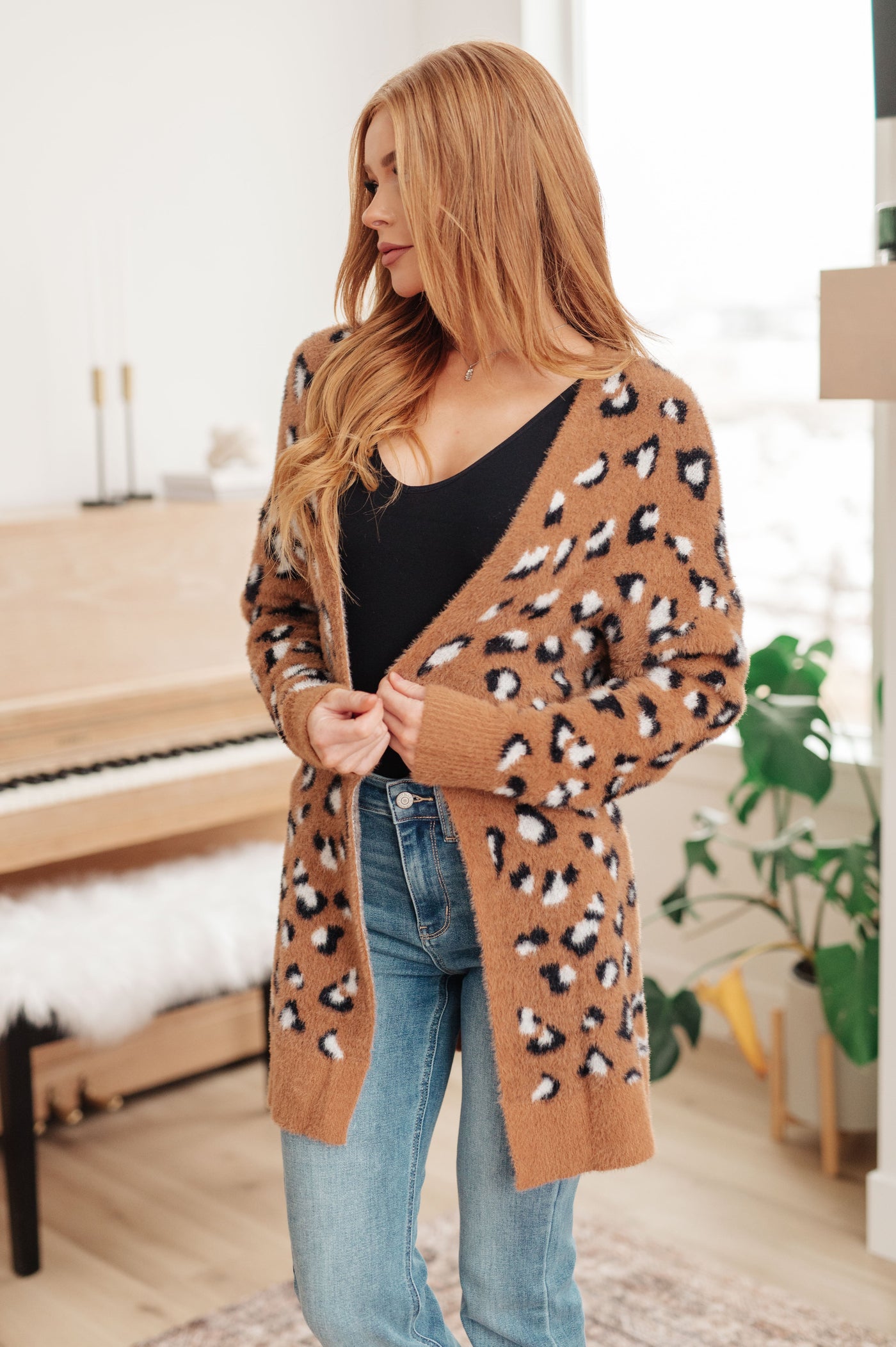 Animal Instinct Longline Cardigan Womens Southern Soul Collectives