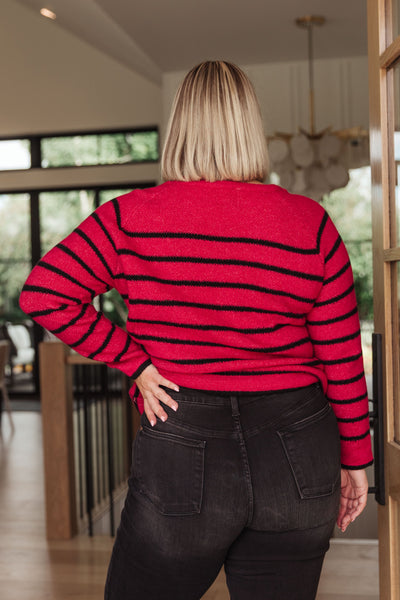 Are We There Yet? Striped Sweater Womens Southern Soul Collectives 