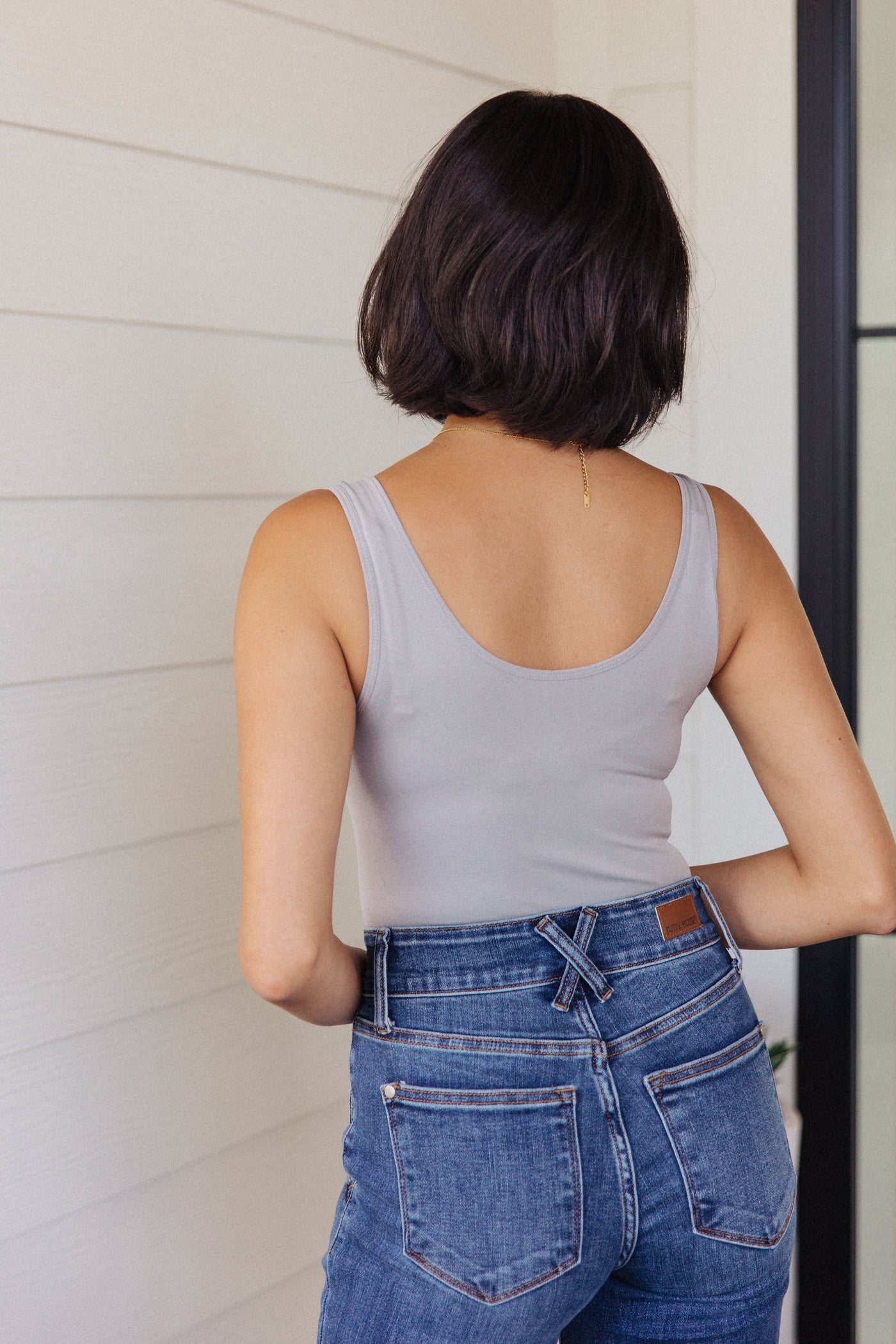 The Basics Bodysuit in Grey Womens Southern Soul Collectives 