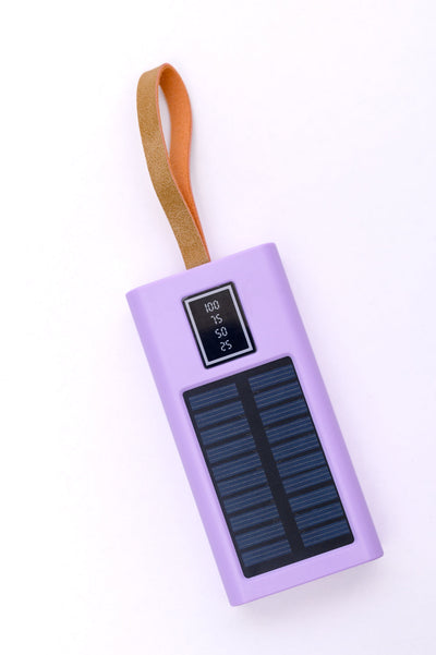 Best Life Solar Powered Portable Charger in Purple Womens Southern Soul Collectives