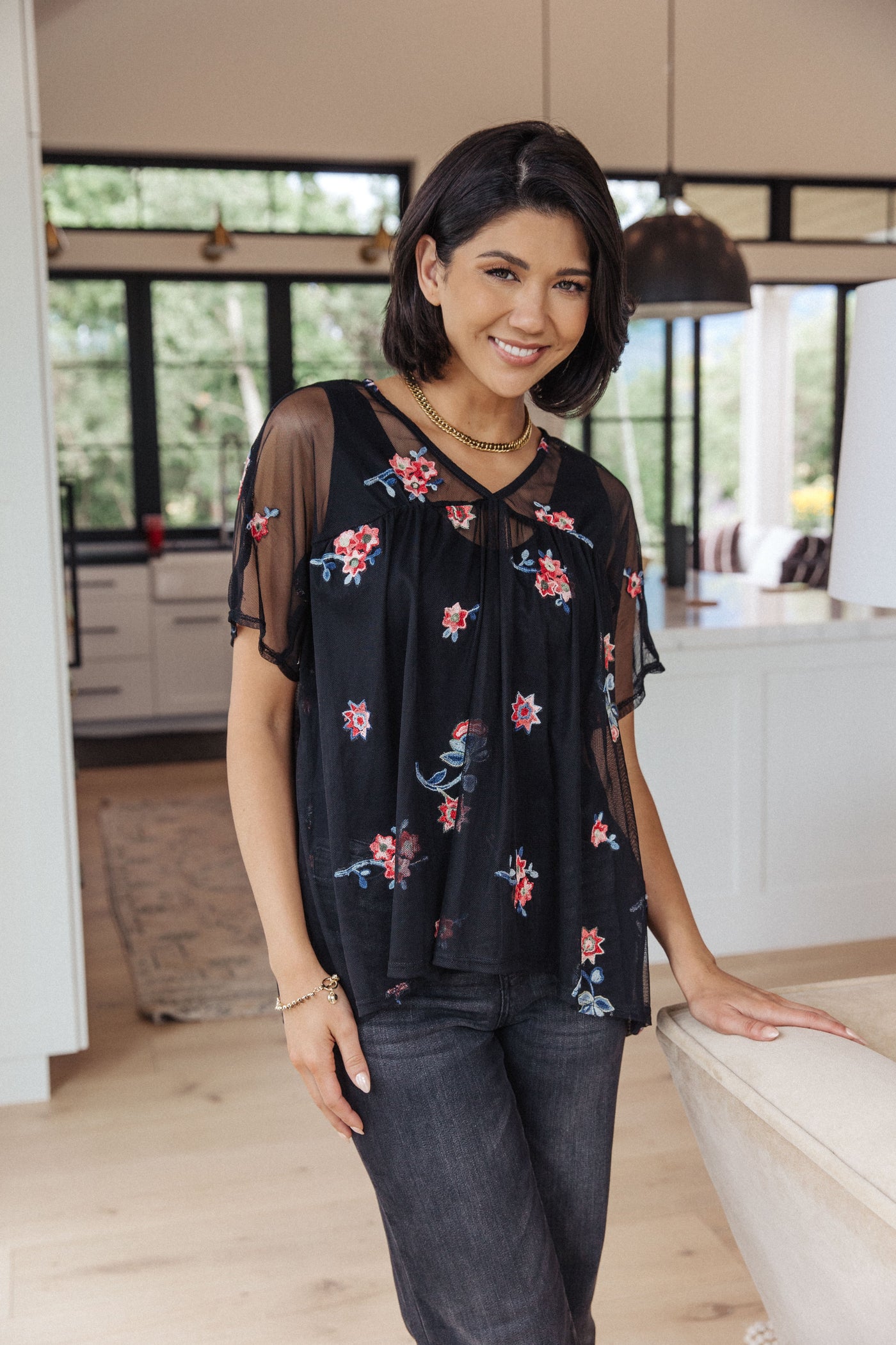 Best We've Got Embroidered Blouse Womens Southern Soul Collectives 