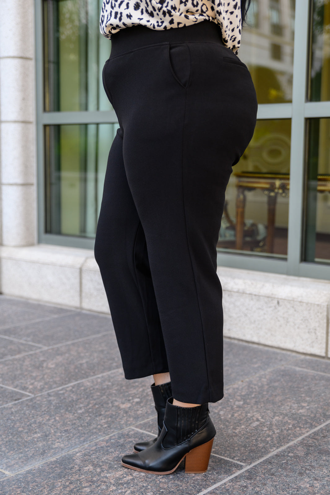 Big Dreams Stretch Pull On Dress Pants In Black Womens Southern Soul Collectives 