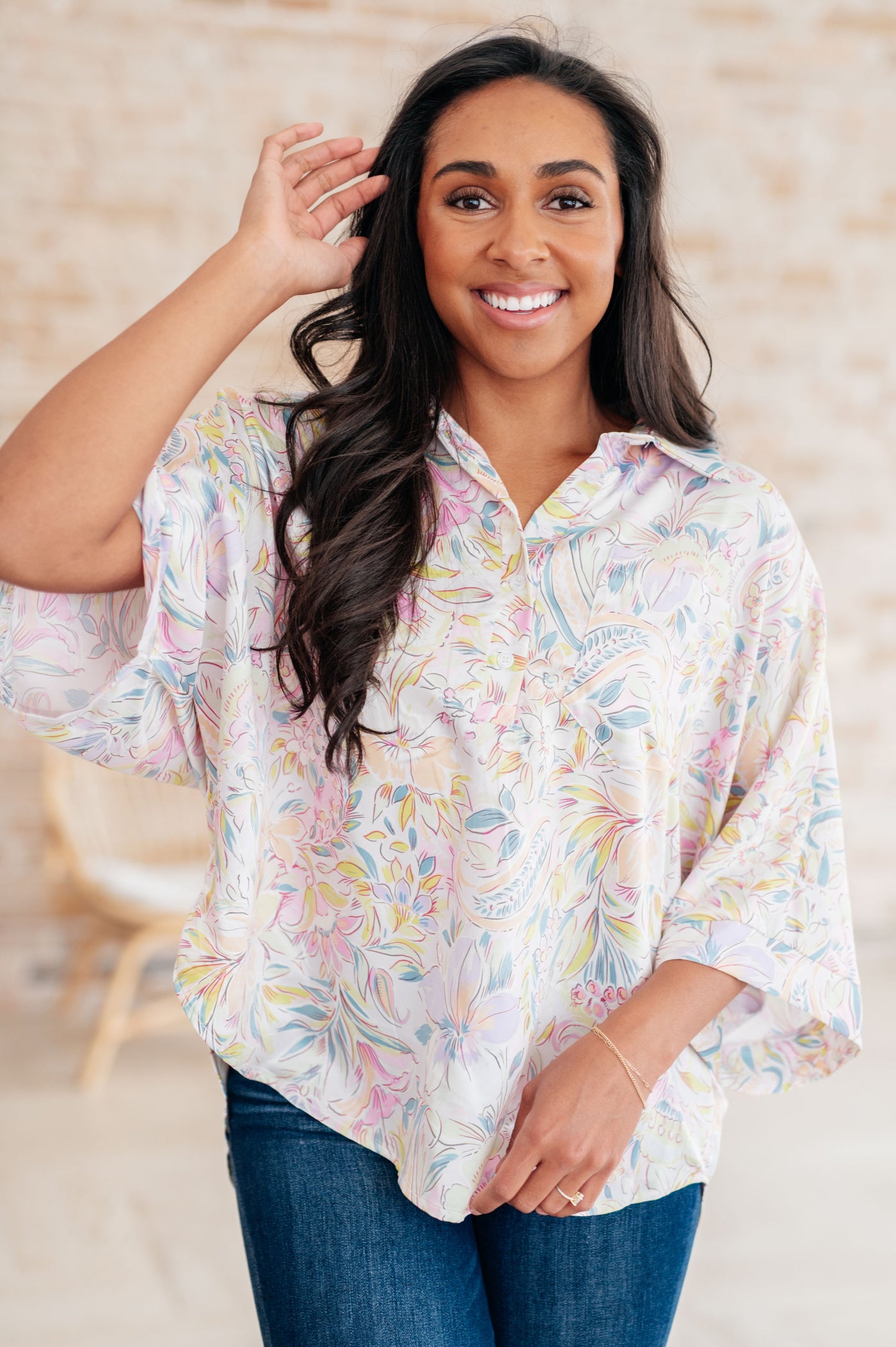 Blissful Botanicals Blouse Tops Southern Soul Collectives