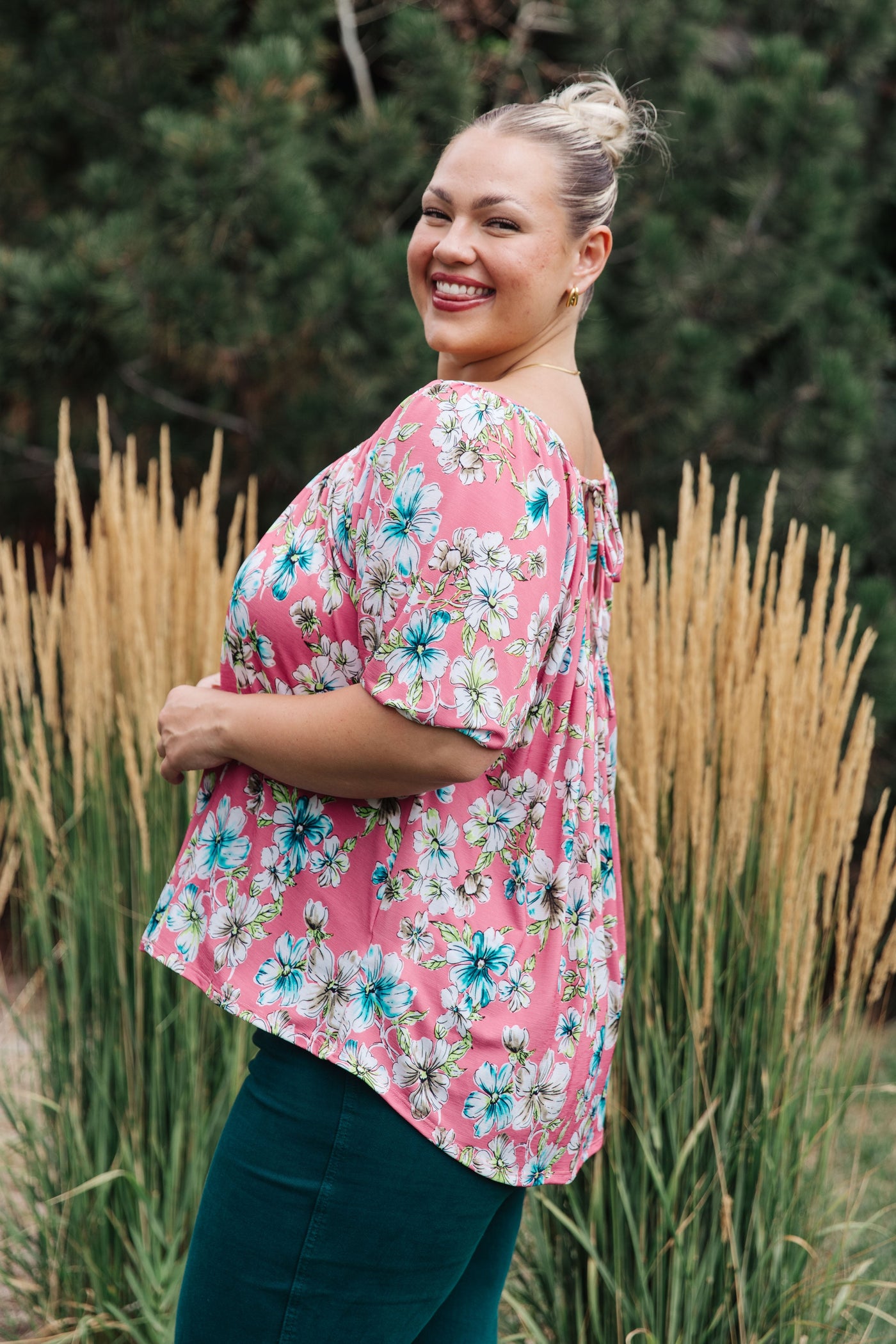 Bloom So Bright Floral Top Womens Southern Soul Collectives 