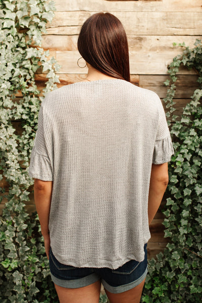 Break Away Top In Gray Womens Southern Soul Collectives 