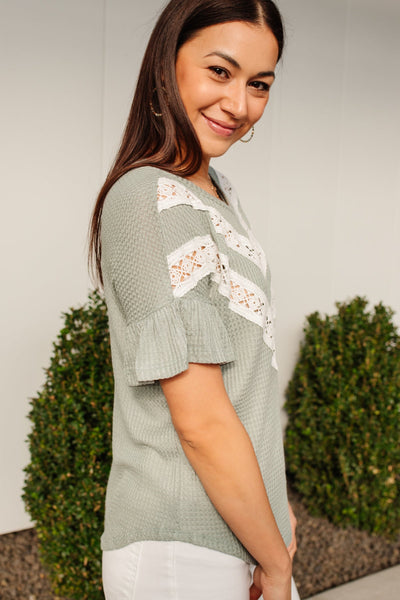 Break Away Top In Sage Womens Southern Soul Collectives 