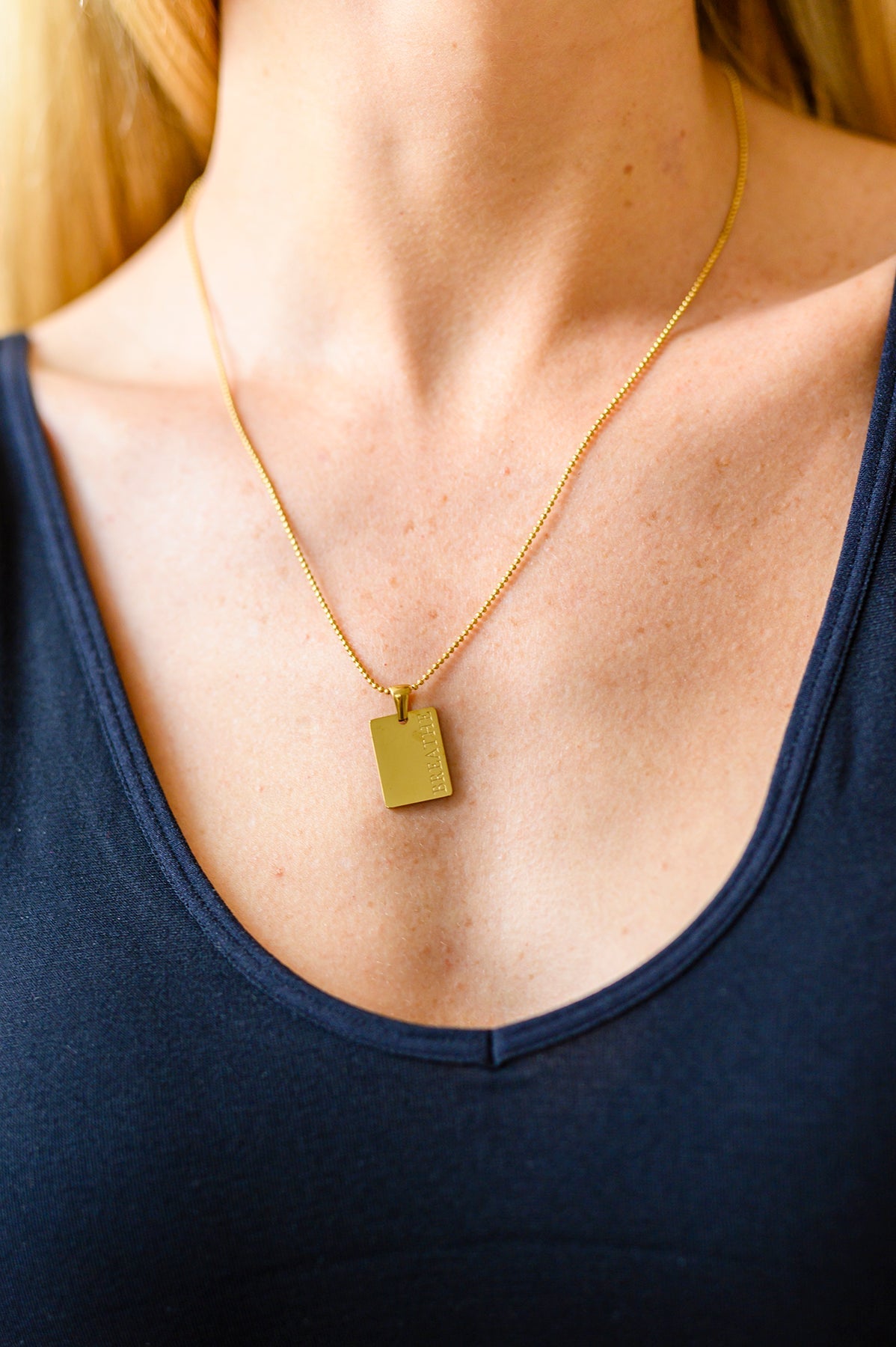 Breathe Pendent Necklace Womens Southern Soul Collectives 