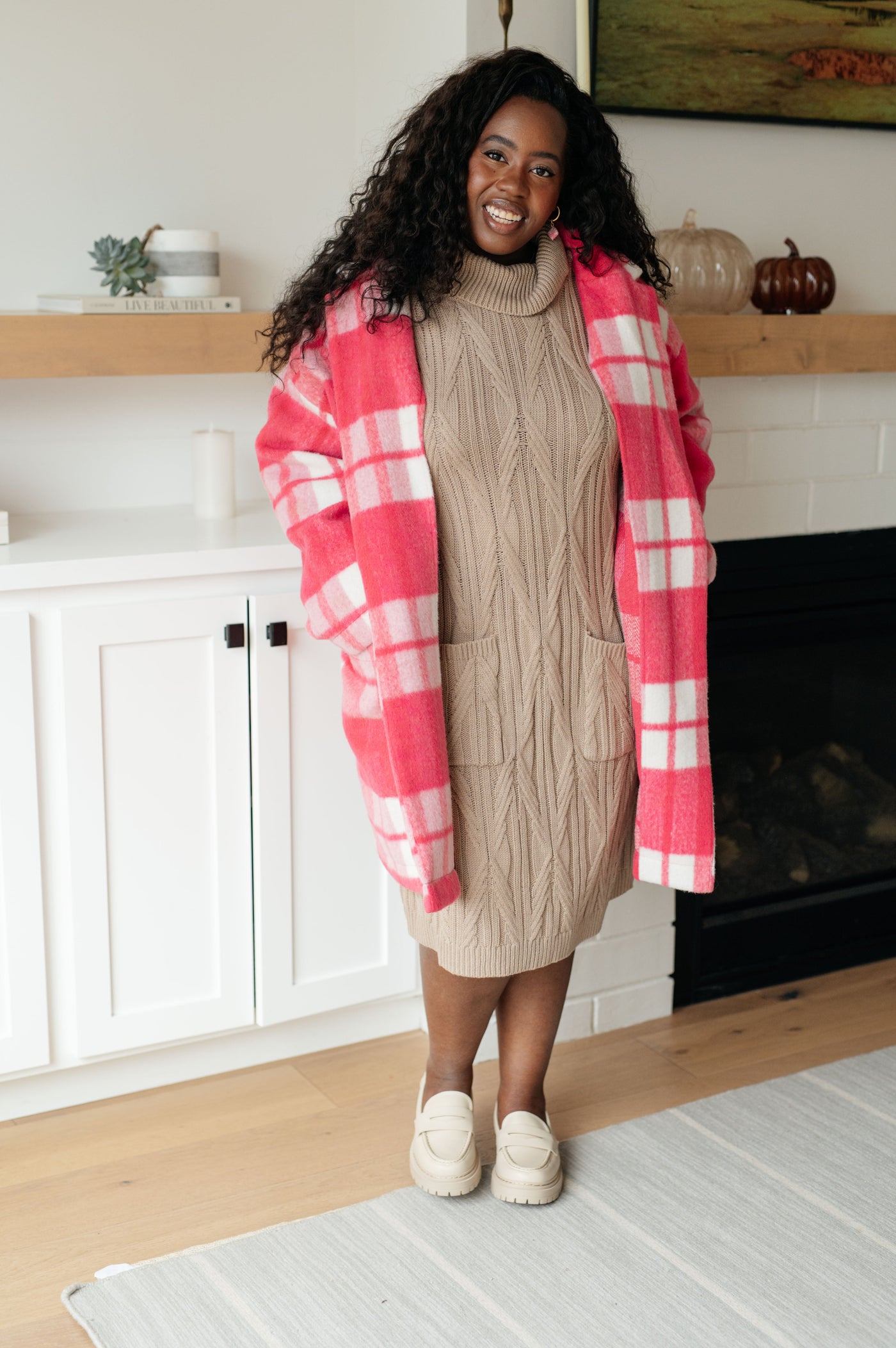 Bundled Beauty Turtleneck Sweater Dress Womens Southern Soul Collectives
