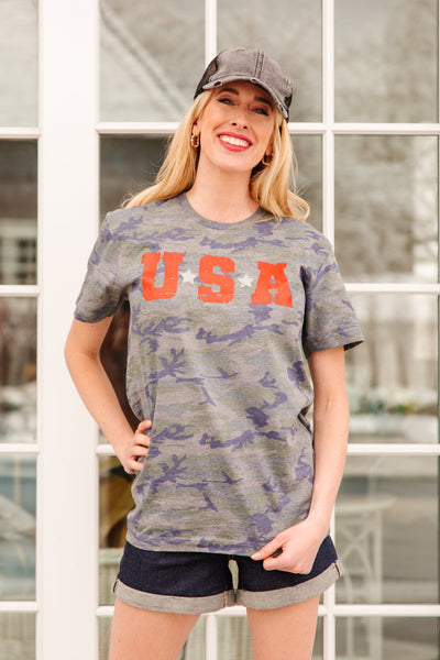 Camo Country Tee Womens Southern Soul Collectives 