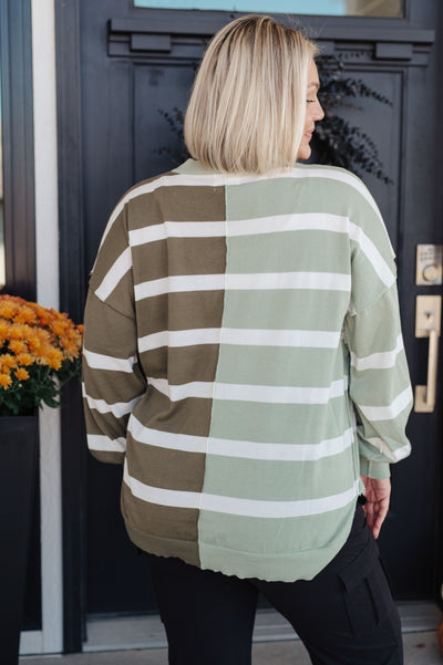 Can't Decide Color Block Striped Sweater - Southern Soul Collectives