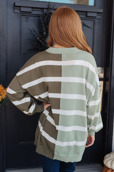 Can't Decide Color Block Striped Sweater - Southern Soul Collectives