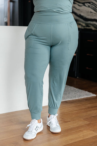 Always Accelerating Joggers in Tidewater Teal Womens Southern Soul Collectives