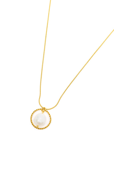 Center of the World Pearl Pendant Necklace Womens Southern Soul Collectives 