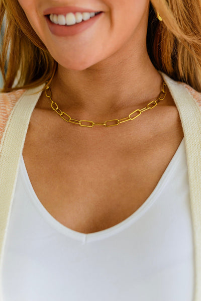 Classic Paper Clip Chain Necklace Womens Southern Soul Collectives 
