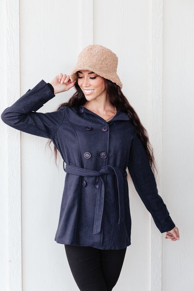 Classy & Sassy Peacoat in Navy Womens Southern Soul Collectives 