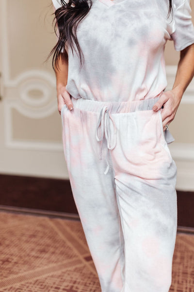 Cloud 9 Tie Dye Joggers in Peach Womens Southern Soul Collectives 