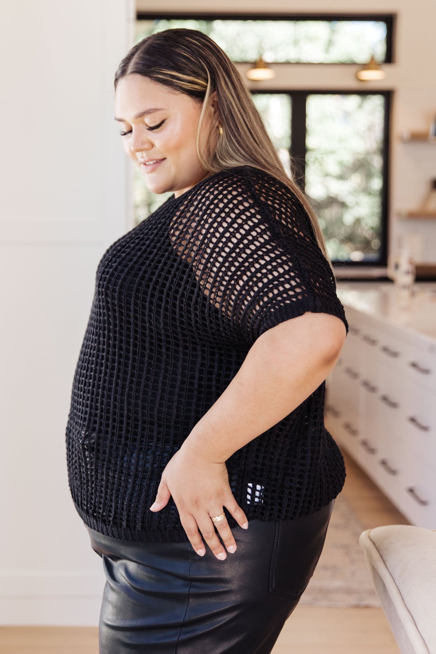 Coastal Dreams Fishnet Top in Black Womens Southern Soul Collectives 