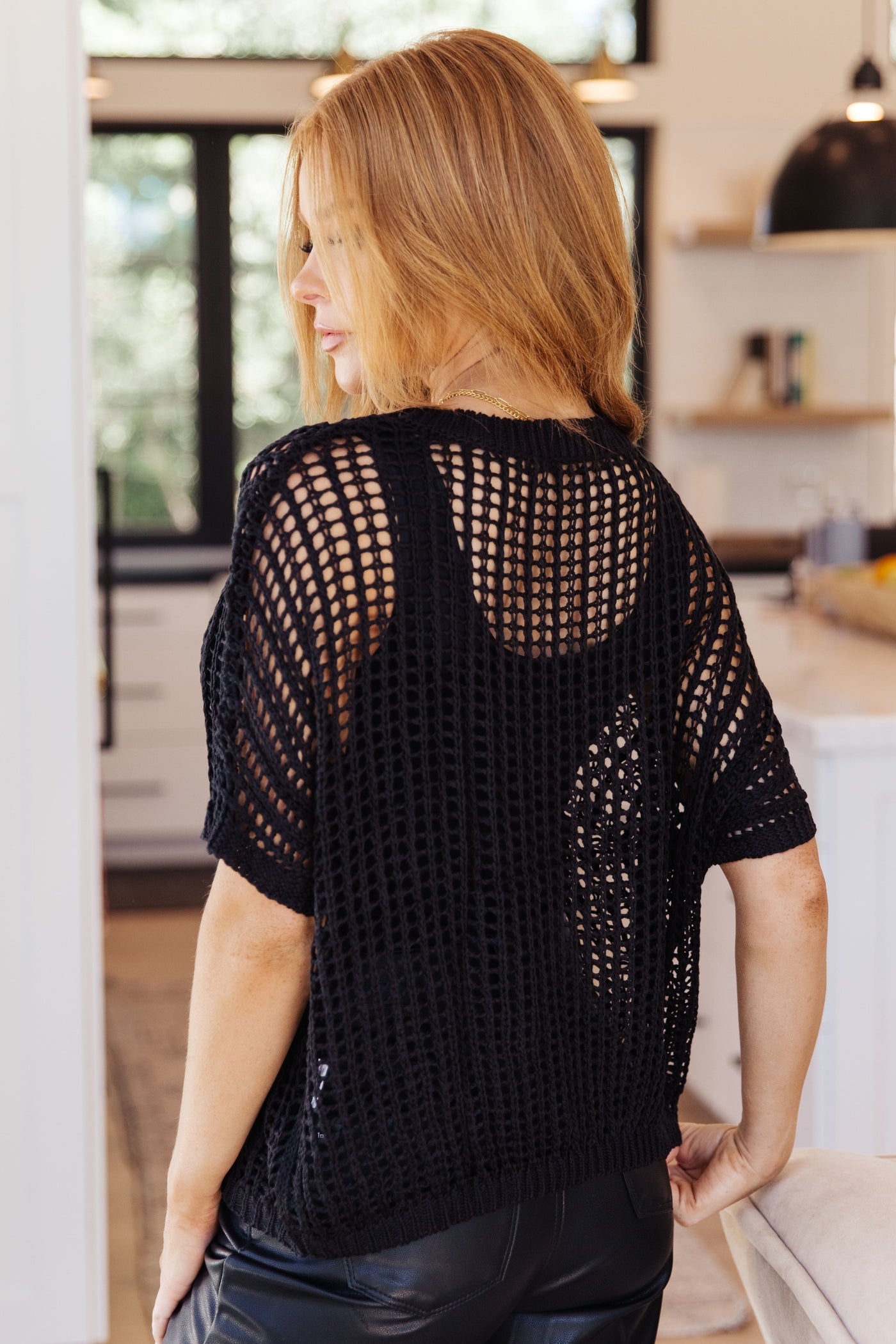 Coastal Dreams Fishnet Top in Black Womens Southern Soul Collectives 