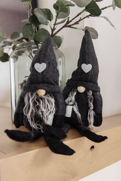 Coffee Lover Gnomes Set of 2 in Charcoal - Southern Soul Collectives