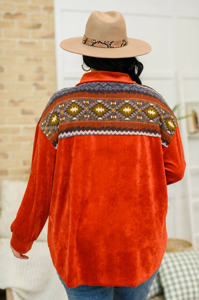 Cozy Cabin Days Sweater in Burnt Orange Womens Southern Soul Collectives 
