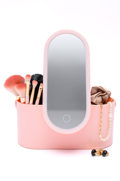 Portable Beauty Storage With LED Mirror Womens Southern Soul Collectives