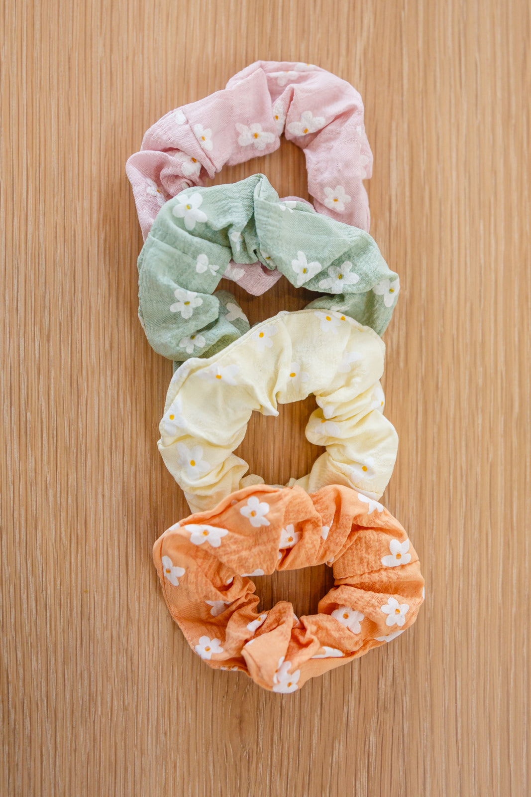 Daisy Day Hair Scrunchies Womens Southern Soul Collectives 