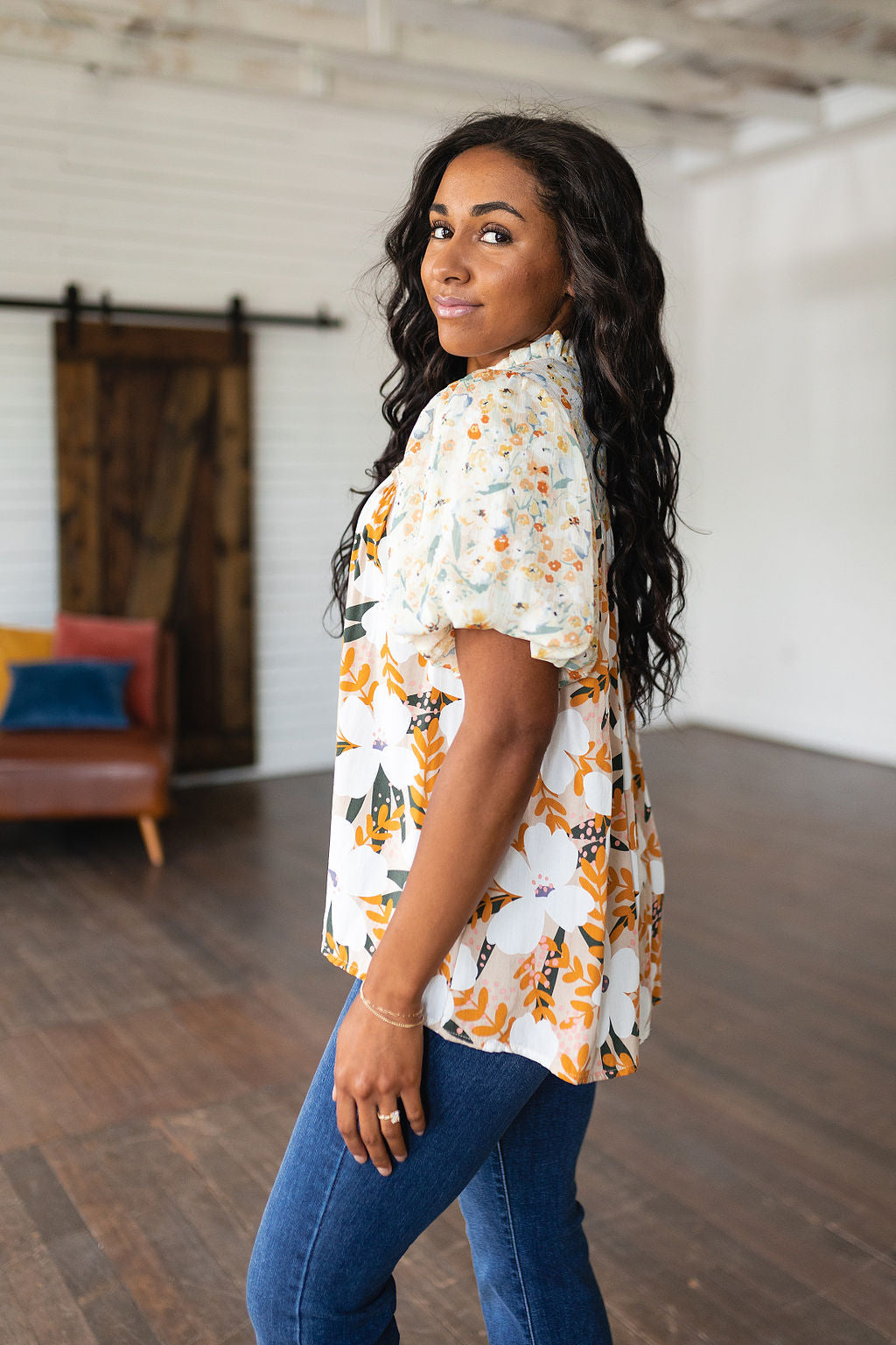 Daydreamer Mixed Floral Top Womens Southern Soul Collectives 