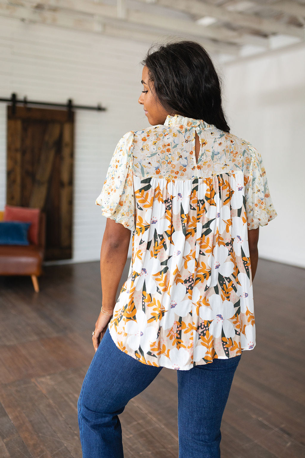 Daydreamer Mixed Floral Top Womens Southern Soul Collectives 