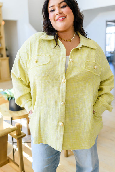 Daydreams Shacket in Yellow Womens Southern Soul Collectives 