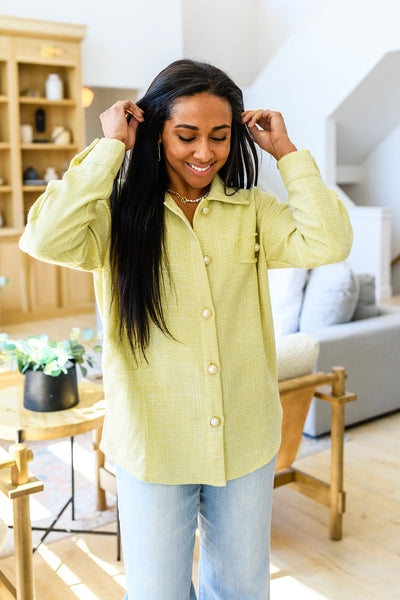 Daydreams Shacket in Yellow Womens Southern Soul Collectives 