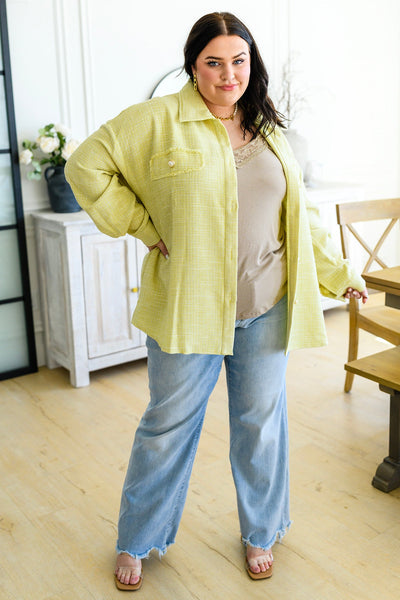 Daydreams Shacket in Yellow Womens Southern Soul Collectives 