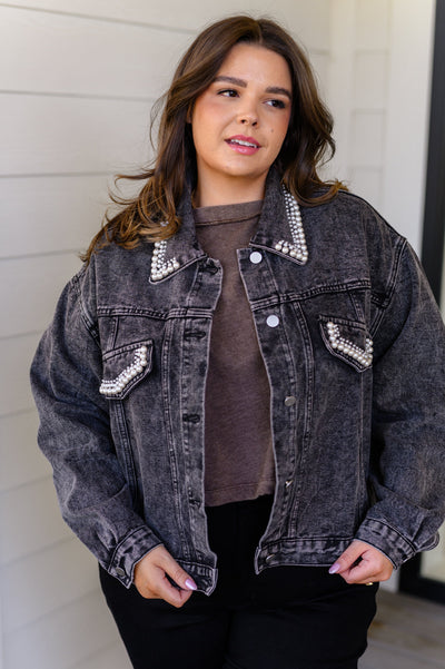 Denim And Pearls Denim Jacket Womens Southern Soul Collectives 