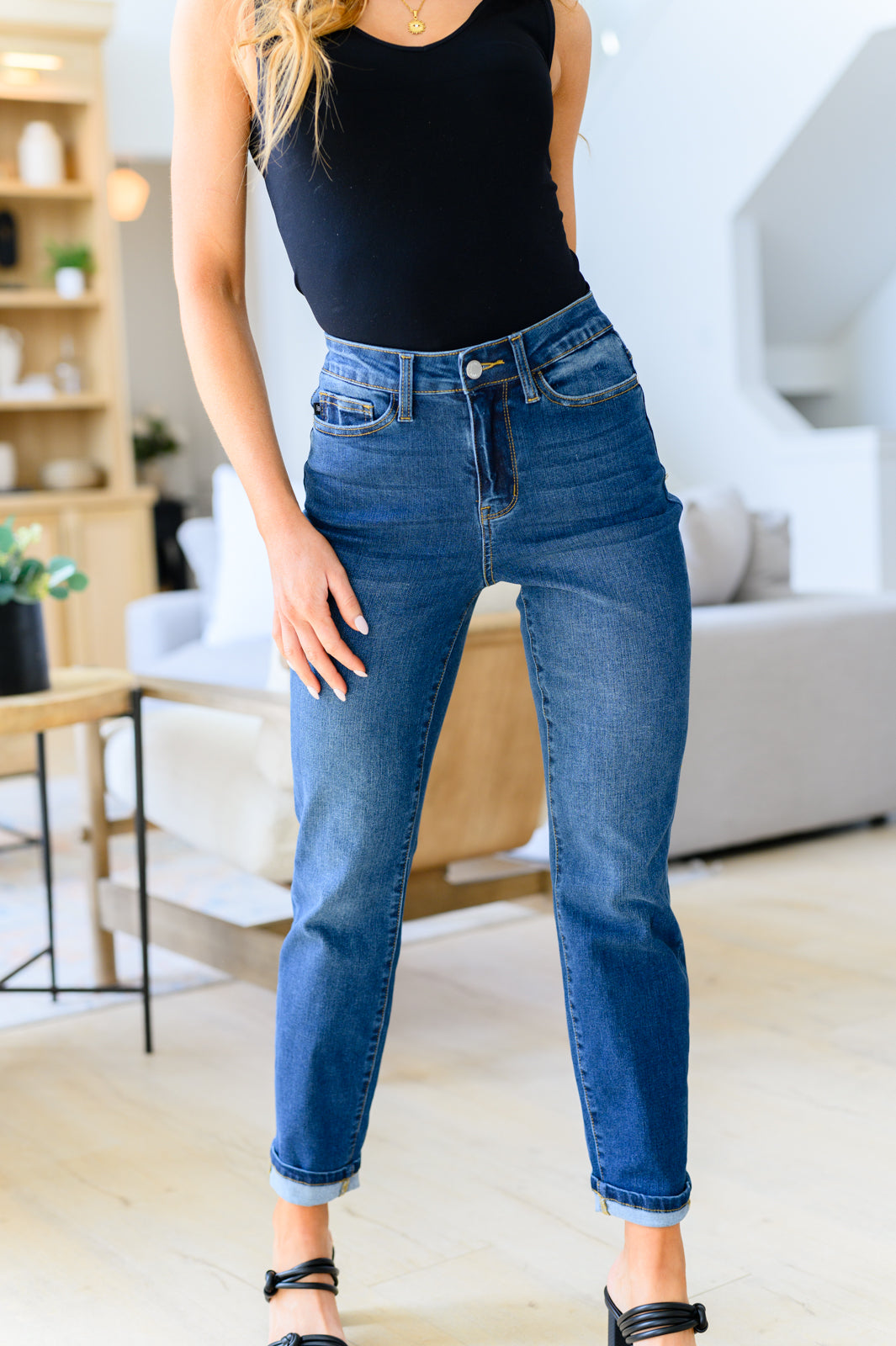 Judy Blue Downtown High Rise Boyfriend Jeans Womens Southern Soul Collectives 