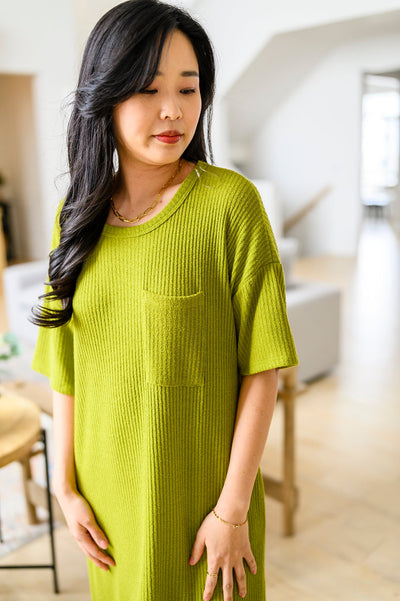 Easy Going Shift Dress in Bright Green Womens Southern Soul Collectives 