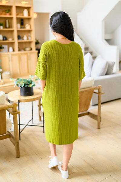 Easy Going Shift Dress in Bright Green Womens Southern Soul Collectives 
