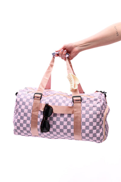 Elevate Travel Duffel in Pink Southern Soul Collectives