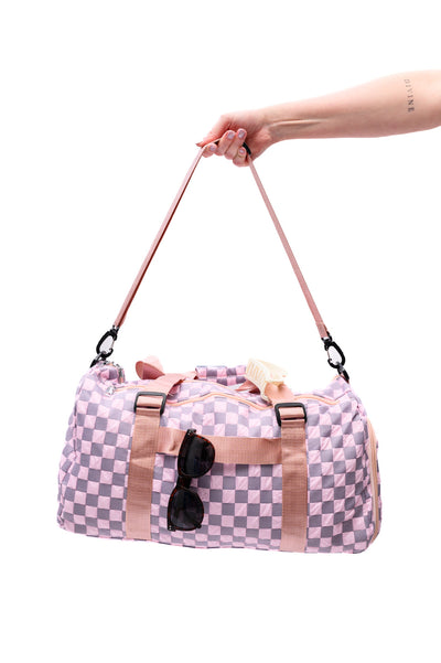 Elevate Travel Duffel in Pink Southern Soul Collectives