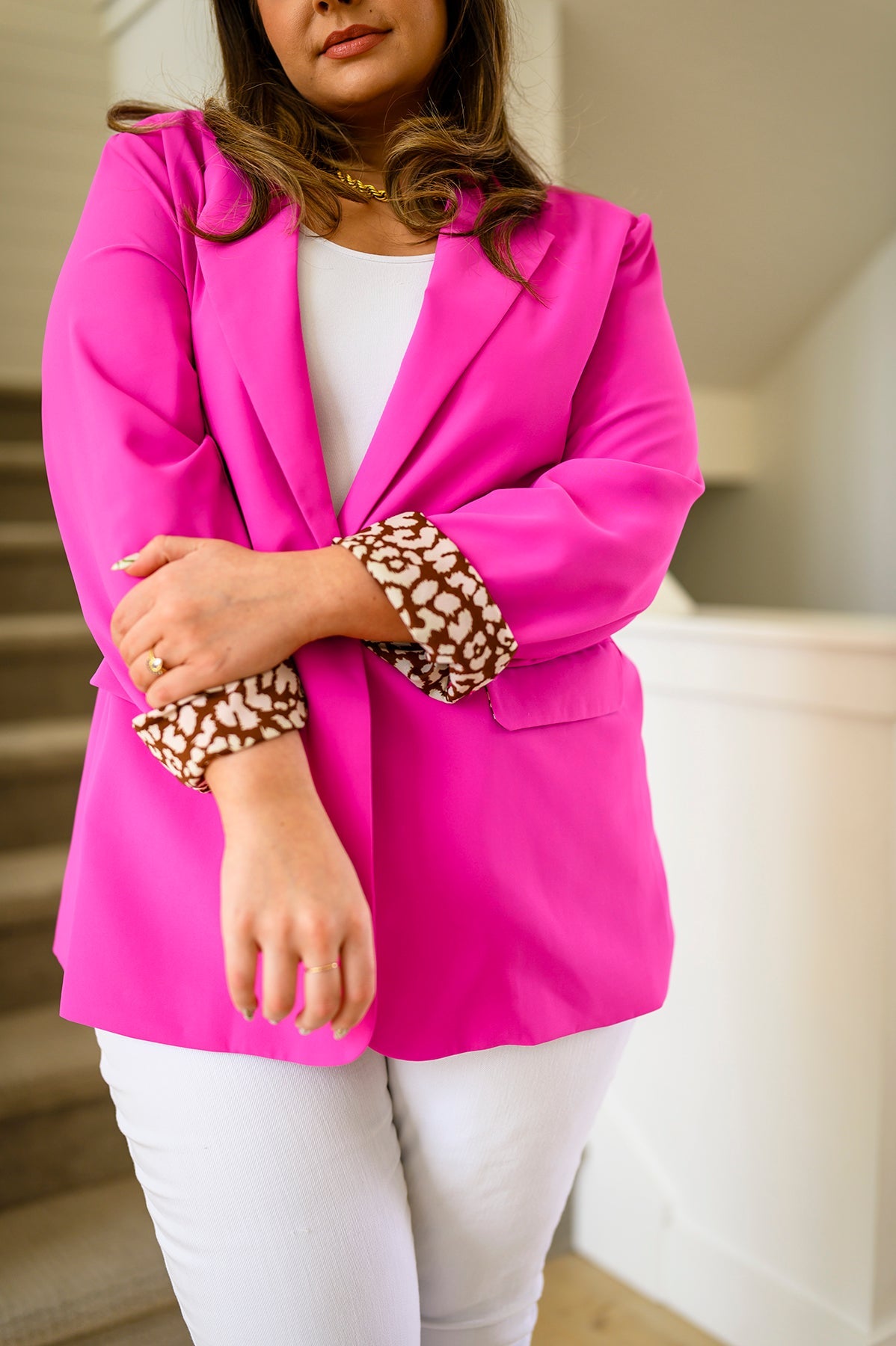 Every Day Blazer in Hot Pink Womens Southern Soul Collectives 