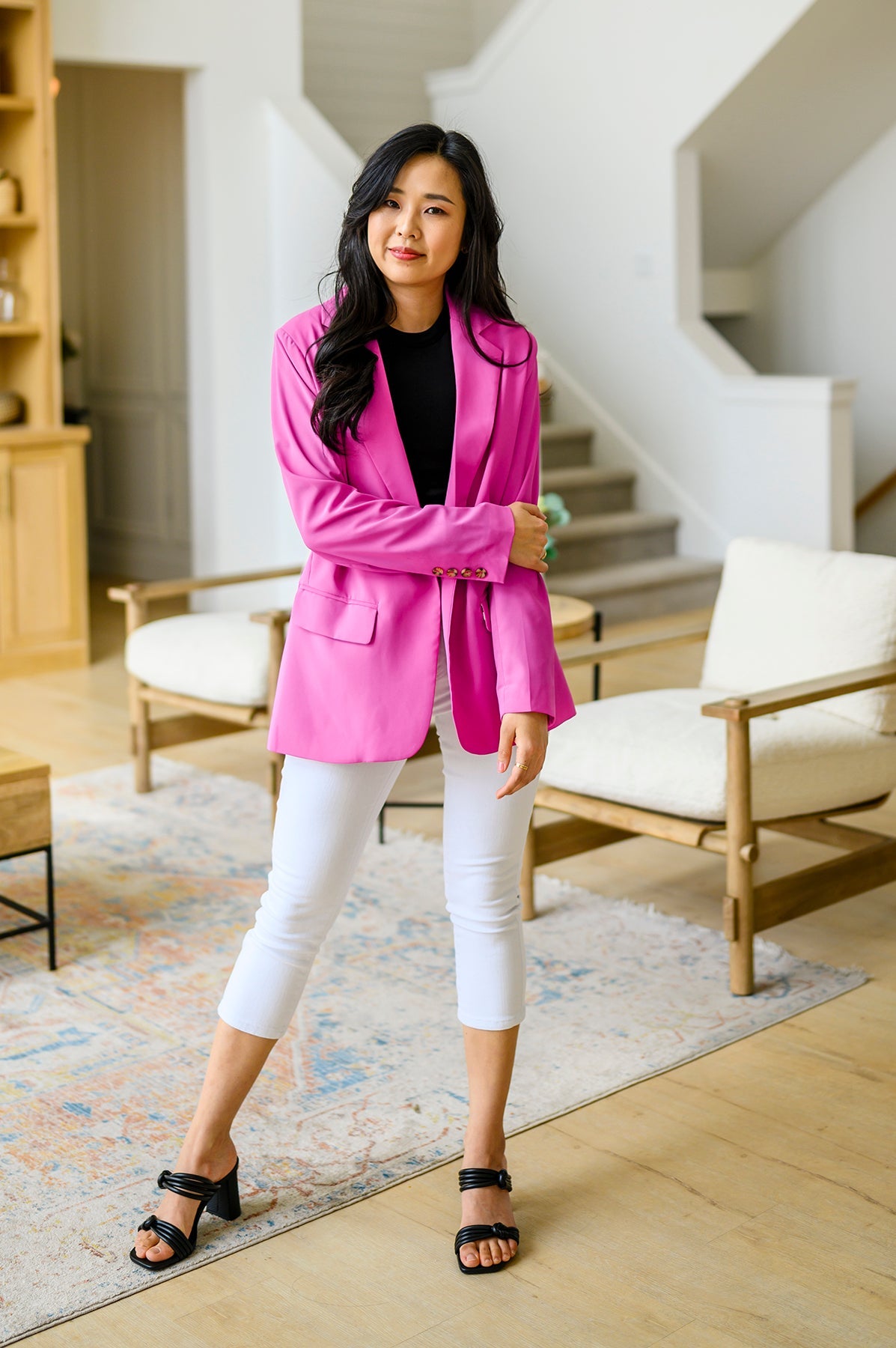 Every Day Blazer in Hot Pink Womens Southern Soul Collectives 