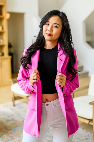 Every Day Blazer in Hot Pink Womens Southern Soul Collectives 